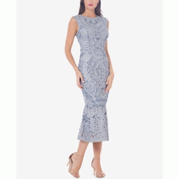 JS Collections Dresses & Skirts - 🔴Js Collections Embroidered Soutache Midi Dress